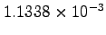 $1.1338\times10^{-3}$
