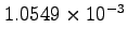 $1.0549\times10^{-3}$