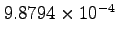$9.8794\times10^{-4}$