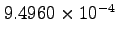 $9.4960\times10^{-4}$