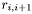 $r_{i,i+1}$